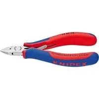 Elektronik-Seitenschneider 77 42 115, Elektronik-Zange rot/blau, reibungsarme Doppelfeder