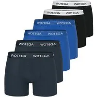WOTEGA Boxershorts Joe (Spar-Packung, 6er-Pack) bequeme Baumwoll Unterhosen im 6er Pack