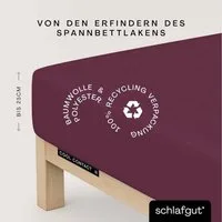 Schlafgut Spannbettlaken Cool Contact, Microfaser, Gummizug: rundum, (1 Stück), 100% gekämmte Mikrofaser