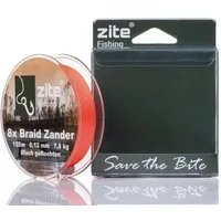 Zite Angelschnur 8-fach geflochten - 155m Angelsehne 0,12mm - Barsch, Hecht & Zander