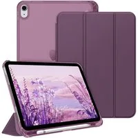 Fintie Tablet-Hülle für iPad 11 Generation 11‘’ 2025 (A16), iPad 10 Generation 10.9'' 2022, ultradünn, mit Stifthalter, transparenter Rückseite, Auto Schlaf/Wach