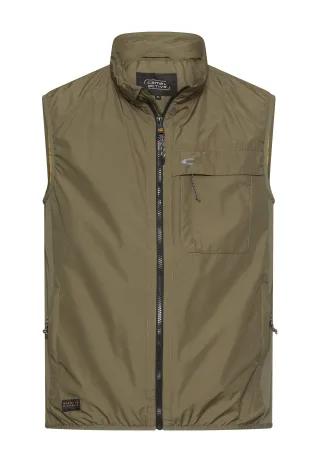 camel active - Leichte Weste aus wasserabweisendem Material deep olive - Gr. - XXL