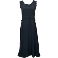 Guru-Shop Midikleid Boho Baumwollkleid, luftiges natürliches.. alternative Bekleidung