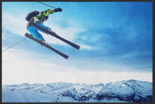 Fussmatte Ski 6077 | Größe: 60 cm x 45 cm