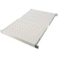 Fachboden zum Festeinbau in 483 mm (19")-Schränke grau, 1 Höheneinheit