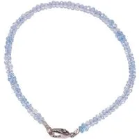 Firetti Armband Schmuck Geschenk Silber 925 Armschmuck Armband Edelstein Topas, Made in Germany - mit Blautopas