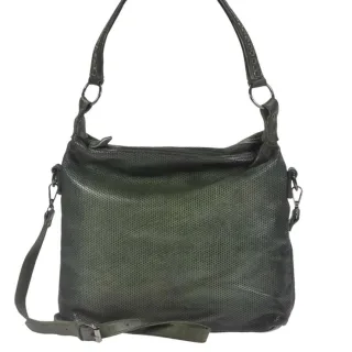 Umhängetasche Leder 33x29cm "Isa" grün Berba 875-568