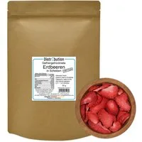 DistrEbution Trockenfrüchte Erdbeeren Gefriergetrocknet 100% Frucht Ohne Zusatzstoffe, 50 g