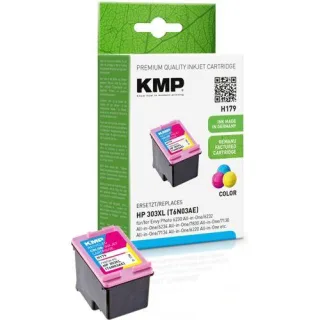 KMP H179 Tintenpatrone 3-farbig kompatibel mit HP T6N03AE 303 XL