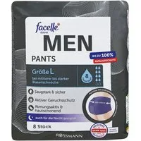facelle Inkontinenz-Pants MEN Pants, 8, L, Wäschegröße: 8-9 Herren Gr., 8-St., Saugstärke: 8