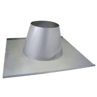 Bertrams Dw Dacheindichtungsflansch 22DE15VA300VA-O 0-15Grad, ohne Regenkragen, Ø 300 mm