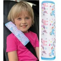 HECKBO Schlafkissen Kinder Auto Gurtpolster Gurtschutz Sicherheitsgurt Polster