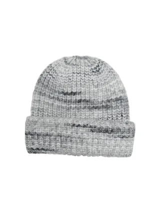 ONLY - ONLLONNY MULTICOLOUR KNIT BEANIE CC medium grey melange - Gr. - ONE SIZE