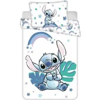 Lilo & Stitch Kinderbettwäsche Bettwäsche-Set aus Baumwolle - 100 x 135 cm + 40 x 60 cm, Baumwolle, 2 teilig