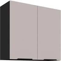 Küchen-Preisbombe Hängeschrank 80 cm Küche ARONA Kaschmir beige Küchenzeile Küchenblock Einbauküche