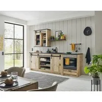 Home affaire Küchenzeile Sherwood, Breite 264 cm, mit Herdumbauschrank, ohne E-Geräte
