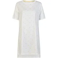 By Louise Nachthemd Dreamy Nights (Set, 1-tlg., 1-teilig) Damen Sleepshirt ca.90cm lang Kurzarm Baumwolle