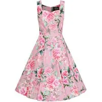 Hearts & Roses London A-Linien-Kleid Nellie Floral Rose Retro Vintage Fit-N-Flare 50er