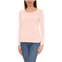 Alkato Longshirt Alkato Damen Langarm Shirt mit O-Ausschnitt