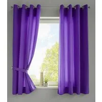 Gardinenbox Vorhang (2 St), Ösen, blickdicht, Microsatin, »Berlin« Blickdicht Microsatin Lichtdurchlässig 20405N2