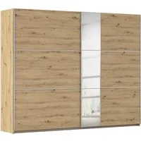 OTTO home Kleiderschrank Mehrzweckschrank Aktenschrank Möbel Mietswohnung TOPSELLER ASTANA (3 Ausstattungen BASIC/CLASSIC/PREMIUM (inkl. SOFT-CLOSE-FUNKTION) mit 3 Spiegelelementen, Metallgriffleisten alufarbig MADE IN GERMANY