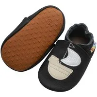Yalion Yalion Baby Weiche Leder Lauflernschuhe Hausschuhe Lederpuschen Krabbelschuh elastisch