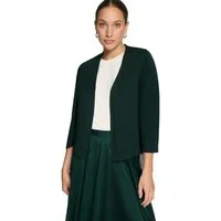 Zero Strickjacke Damen mit 3/4 Arm (1-tlg) Plain/ ohne Details