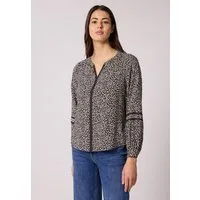 STREET ONE Langarmbluse mit Leoprint