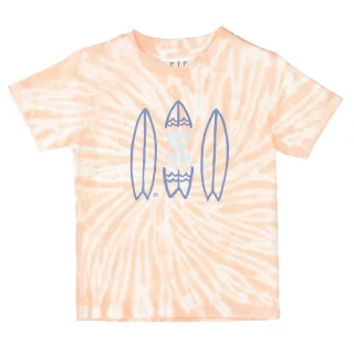 STACCATO - Kn.-T-Shirt, Batik bright peach batik - Gr. - 104/110