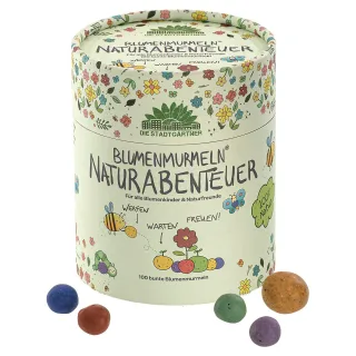 Blumenmurmeln "Naturabenteuer", 100 Stück