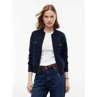 Tommy Hilfiger Strickjacke COTTON FULL NEEDLE REG JACKET Baumwollmischung