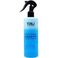 TRU Leave-in Pflege Two Phase Keratin, 400ml, Gesundes und kräftigeres Haar