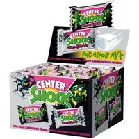 CENTER SHOCK Süßigkeit, Center Shock Monster Mix super saure Kaugummi Blutorange und Cola 400g