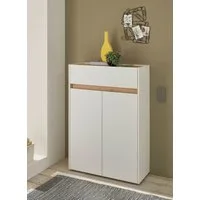 Home affaire Schuhschrank City/Giron, modernes Schuhregal, Schrank für 16 Schuhe, Schuhkommode eine Schublade und vier Schuhfächer, viel Stauraum, 93 cm breit