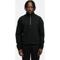 BEHYPE STUDIOS Sweatshirt IM OVERSIZE FIT, HALF-ZIP Herren lockerer Sweater mit Stehkragen