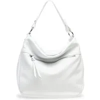 Caspar Schultertasche Damen Leder Schultertasche Mini Shopper - PREMIUM LINE - Modell No.795, robust, elegant & unempfindlich - 100% Echtleder - Handmade in Italy