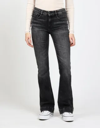 GANG Damen Jeans 94MAXIMA FLARED - flared fit Jeans washed anthra