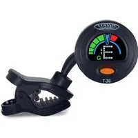 Classic Cantabile Stimmgerät T-36 Mini-Multi-Color Clip Tuner, (inkl. Knopfbatterie, 2-tlg), mit 5 Stimmmodi - geeignet für Gitarre, Bass, Ukulele & Violine
