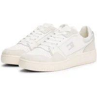 Tommy Jeans TJW RETRO BASKET SNEAKER Keilsneaker, Schnürschuh, Halbschuh, Freizeitschuh mit seitlicher Logoflagge