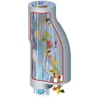 GARANTIA Regentonne Graf Garantia Laubabscheider grau für Wasserbehälter