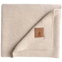 Babydecke Baby Strickdecke, Babydecke, Weich & Atmungsaktiv, 80x100cm, Beige, Little Dedi