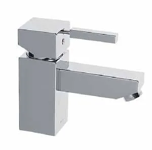 KAJA-Aquadrat Einhebel-Waschtischbatterie glatter Körper, Ausl. 120 mm, chrom 58010-c