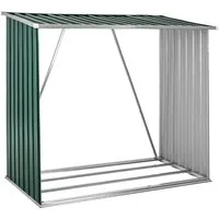 ESTEXO Regal Brennholzunterstand Brennholz Holz Kaminholz Lager Unterstand Metall