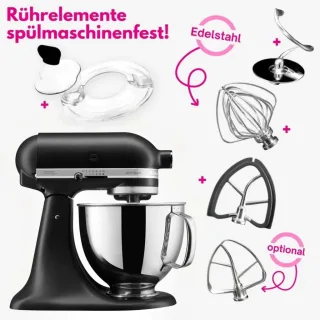 KitchenAid Profi Power-Set: KitchenAid Artisan Küchenmaschine 4,8 L...