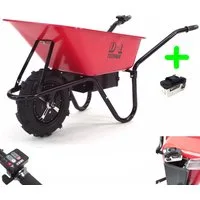 Apex Motorschubkarre Elektrische Schubkarre 150kg Li-Ion Akku 18,5V Elektro Dumper 55962, 1-tlg.