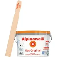 Alpina Wandfarbe Alpinaweiß Das Original mit gratis Rührstab