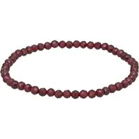 Lebensquelle Plus Armband Facettiert 4 mm, 19 cm Länge, Inklusive Edelsteinkarte
