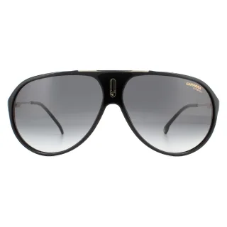 Carrera Aviator Mens Black Dark Grey Gradient Sonnenbrille