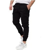 Pittman Cargohose Darius Cargo Chino elastischer Bund mit Kordelzug