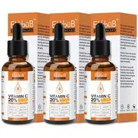 P-Beauty Cosmetic Accessories Anti-Falten-Serum Vitamin C Serum Gesicht 30ml, 3-tlg.